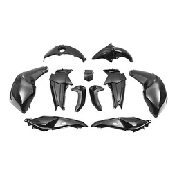 [PVC037] KIT CARENADO FZ 16 NEGRO 11 PZAS. PLASTICA VC (1053)
