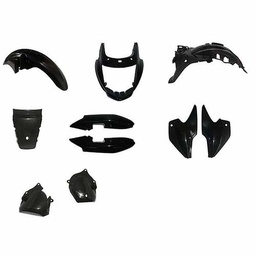 [PVC045] KIT CARENADO HONDA STORM 125CC NEGRO 10 PZAS. (FLEXIBLE) PLASTICA VC (1095)