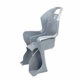 [PVC074] SILLA NIÑOS TRAS. BICI MAX. 20KG. C/ REFRACTARIO TRASERO GRIS C/KIT DE INSTALACION PLASTICA VC (1061G)