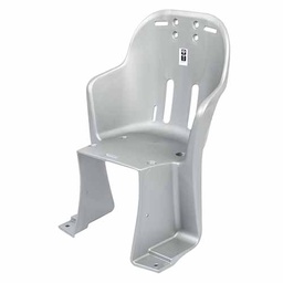 [PVC171] SILLA DE NIÑOS TRAS P/BICI C/APOY.CAB./PROTEC. PIES/APOY. MAN/OJO DE GATO. COL GRIS PLASTICA VC (998G)