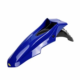 [PVC206] GUARDABARRO DELANTERO SUPERMOTO COMPLETO (2 PARTES) COLORES NEGRO/AZUL PLASTICA VC (722A)