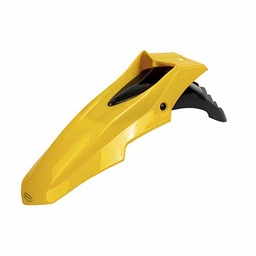 [PVC209] GUARDABARRO DELANTERO SUPERMOTO COMPLETO (2 PARTES) COLORES AMARILLO/NEGRO PLASTICA VC (722AM)