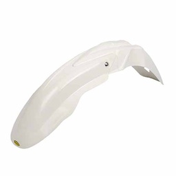 [PVC215] GUARDABARRO DELANTERO CROSS COMPLETO (2 PARTES) COLORES BLANCO/BLANCO PLASTICA VC (798)