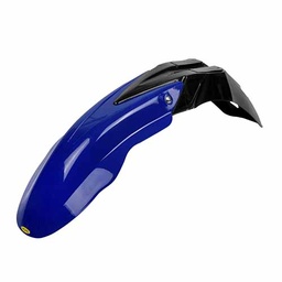 [PVC222] GUARDABARRO DELANTERO CROSS COMPLETO (2 PARTES) COLORES AZUL/NEGRO PLASTICA VC (799A)