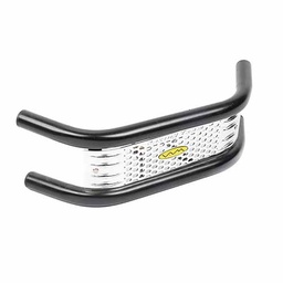 [PVC234] PROTECTOR DEFENSA HONDA STORM PINTADO NEGROC/EMBELLECEDOR CROMADO PLASTICA VC (833)