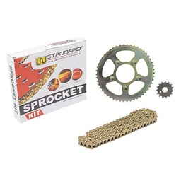 [W04191] KIT TRANSMISION HONDA XLR 125 (50T/15T) 428H-126L C/CAD. DOR. STD