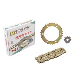 [W06191] KIT TRANSMISION HONDA XR250 TORNADO 520H-104L 38x13 C/CAD. DOR. STD