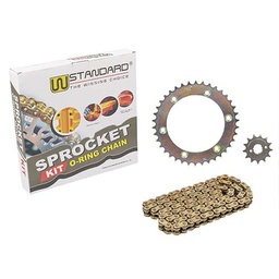 [W06192] KIT TRANSMISION HONDA XR250 TORNADO C/CAD. DOR. C/ORING 520H-104L (38/13) STD