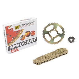 [W20191] KIT TRANSMISION SUZUKI AX100 428H-118L (44/14) C/CAD. DOR. STD