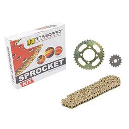 [W25191] KIT TRANSMISION GILERA SMASH/HONDA WAVE (35/15) 428H-108L C/CAD. DOR. STD