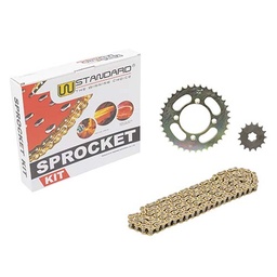 [W25196] KIT TRANSMISION YAMAHA NEW CRYPTON 110 36/15 C/CAD. DOR. STD