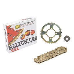 [W30191] KIT TRANSMISION YAMAHA YBR 125 2000/02 43/14 STD 428H-118L C/CAD. DOR. STD
