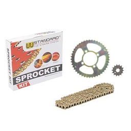 [W30192] KIT TRANSMISION YAMAHA YBR 125 2003/05 (45/14) 428H-118L C/CAD. DOR. STD