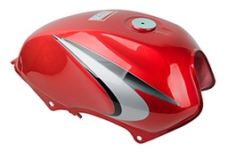 [W30994] TANQUE DE NAFTA C/TAPA YAMAHA YBR125 CH ROJO STD