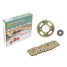 [W32191] KIT TRANSMISION YAMAHA CRYPTON T105 428H-98L (37/15) C/CAD. DOR. STD