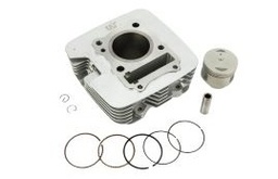 [W58113] KIT CILINDRO + PISTON SUZUKI EN125 2A/HU STD