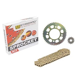 [W77191] KIT TRANSMISION HONDA CB190R 428H-132L (45T/14T) C/CAD. DOR. STD
