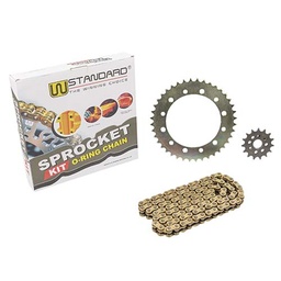 [W81192] KIT TRANSMISION HONDA NX4 FALCON (40/15) 520H-106L C/ORING DORADA STD