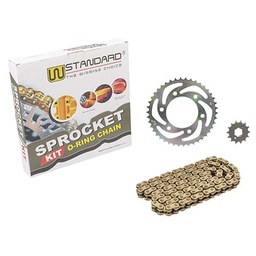 [W89254] KIT TRANSMISION YAMAHA SZ150 RR  C/ ORING 428-126L (42T/14T) C/CAD. DOR. STD