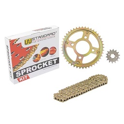 [W89642] KIT TRANSMISION HONDA GLH150 GAUCHA 428-120LCU 44/14 STD