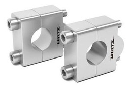 [WIR318] ELEVADOR UNIVERSAL +45MM CON TAPA (PARA MANUBRIOS 7/8, 22MM) COLOR PULIDO (257-45mm-POL)