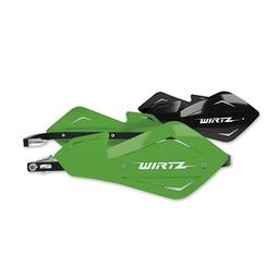 [WIR691] CUBREMANOS METAL (ALMA ALUMINIO) VERDE+NEGRO FREE WIRTZ (SHOCKMT-VE)
