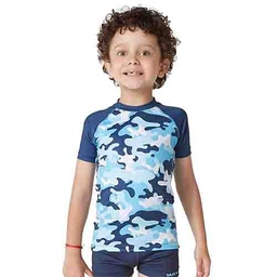 [YAK438] REMERA FILTRO UV NIÑO CAMUFLADO M/CORTA TALLE 12 YAKKA (4021)