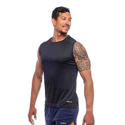 [YAK546] MUSCULOSA RUNNING HOMBRE NEGRO TALLE S YAKKA (4013)