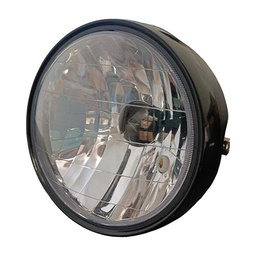 [PVC295] FAROL DELANTERO ZANELLA RX 150cc/ OTRAS COMPLETO (NEGRO) PLASTICA VC (809)