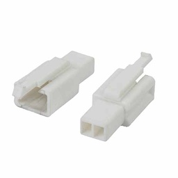 [PVC289] FICHA HEMBRA 2 TERMINALES PLASTICA VC (773)