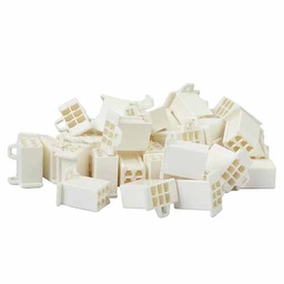 [PVC297] FICHA MACHO 6 TERMINALES PLASTICA VC (879)