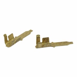[PVC292] TERMINAL MACHO CON TRABA P/FICHA (ANCHO 2,8mm) BRONCE X 100 U. PLASTICA VC (776)