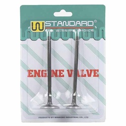 [W89677] VALVULAS BAJAJ ROUSER NS160 / NS150 (JGO 2 PCS) STD