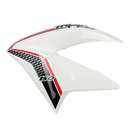 [C82508] CACHA LATERAL TANQUE CORVEN TRIAX R3 150 200 250 BLANCO LADO IZQUIERDO MTC