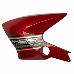 [C82670] CACHA TANQUE YAMAHA YBR 125 FACTOR ED ROJO LADO IZQUIERDO MTC