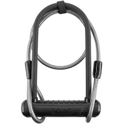 [8154BL] TRABA U 8154BL NEON SERIES NEGRO 11.5cmX23cm + ALARGADOR + SOPORTE ONGUARD