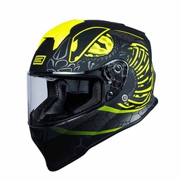 [ORI018] CASCO H151 DINAMO FIGHTER MATT FLUO YELLOW/BLACK M ORIGINE