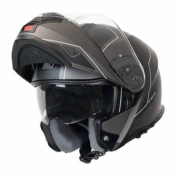 [ORI082] CASCO H272 LOGIC LINEAR MATT BLACK/TITANIUM M ORIGINE