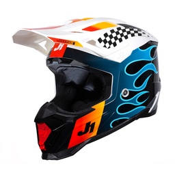 [J40003] CASCO J40 SIXTIES BLUE/BLACK/WHITE GLOSS L JUST1